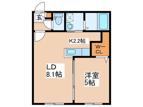 ＡＬＥＳＴＡ福住の物件間取画像